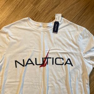 NAUTICA white short sleeve t-shirt (brand new)